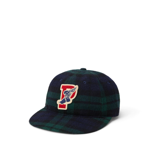 P-Wing Plaid Wool-Blend Ball Cap - Polo Ralph Lauren - Modalova