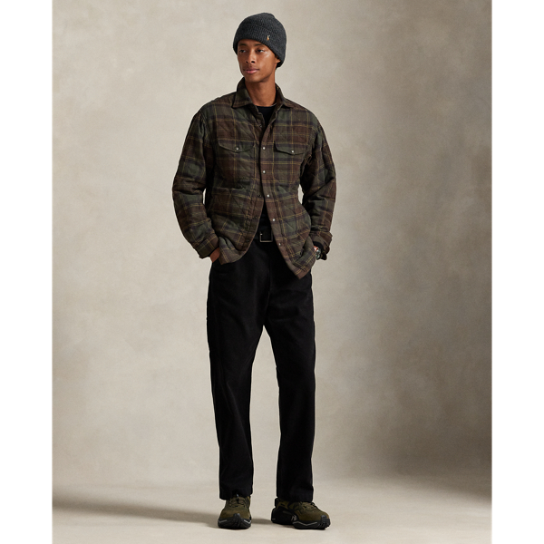 Ralph Lauren Polo Dungaree Canvas Carpenter Pant In Black