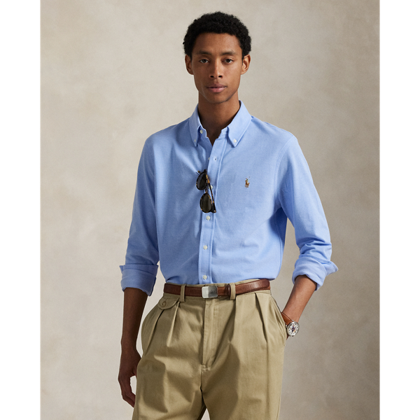 Chemise Oxford en jersey - Polo Ralph Lauren - Modalova