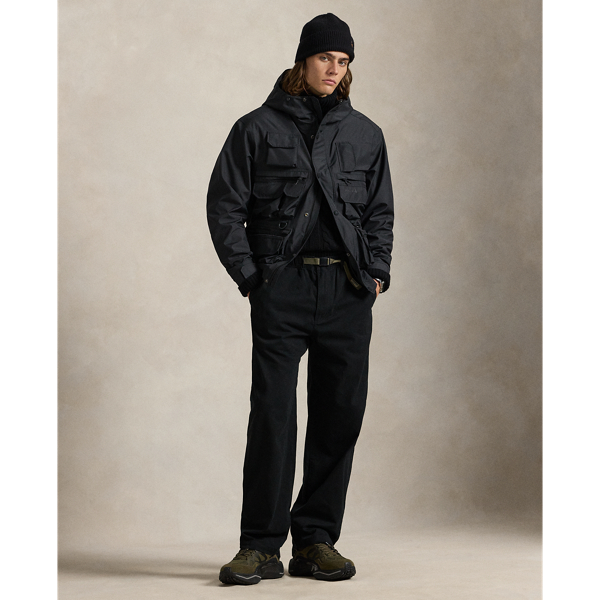Ralph Lauren Trailster Relaxed Fit Twill Pant In Black