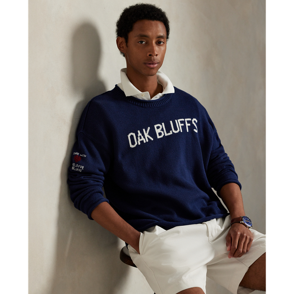 Ralph Lauren The Oak Bluffs Sweater In Blue