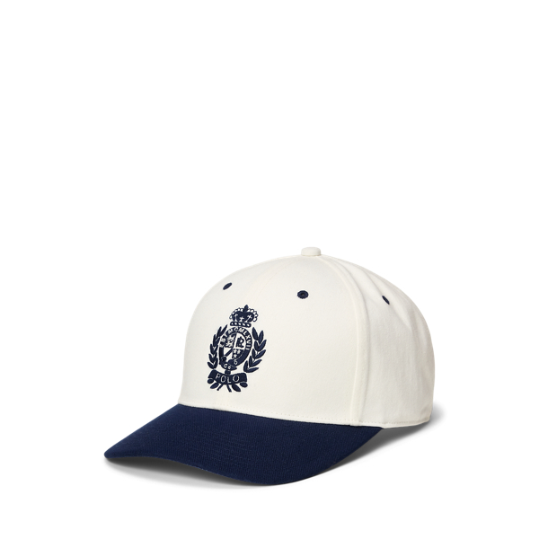 Ralph Lauren Two-tone Crest Twill Ball Cap In Multi