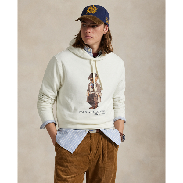 Crafted with a plush cotton blend, this hoodie features our iconic mascot, the Polo Bear, printed at the front.