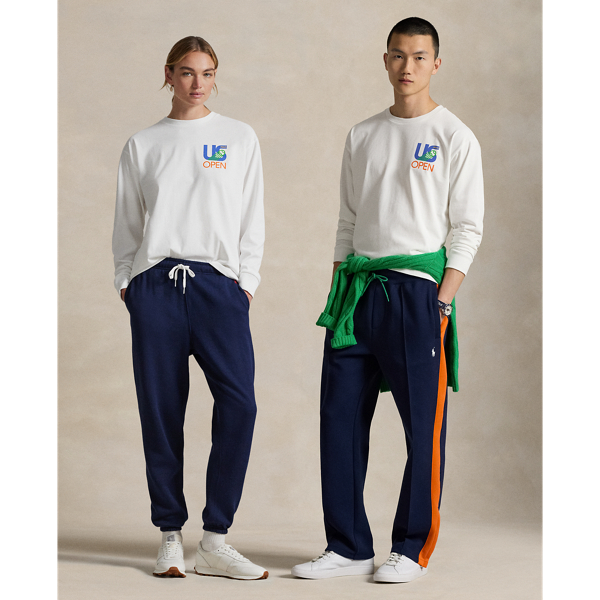 Ralph Lauren Us Open Big Fit Jersey T-shirt In White