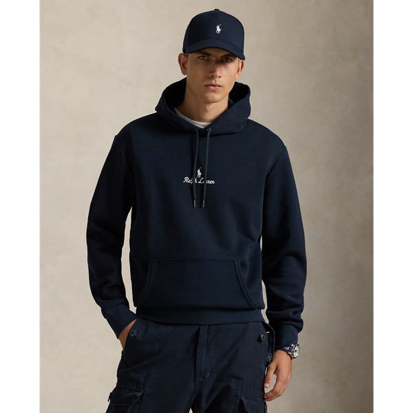 In addition to our signature Pony, this cotton-blend hoodie features our logo embroidered on the front in script letters.