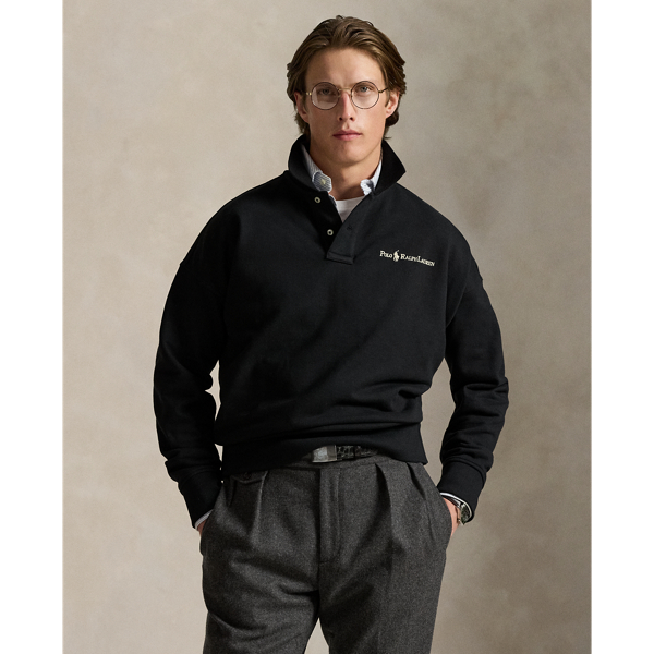 This cotton-blend sweatshirt combines the silhouette of our iconic long-sleeve Polo shirt with heavyweight fleece.