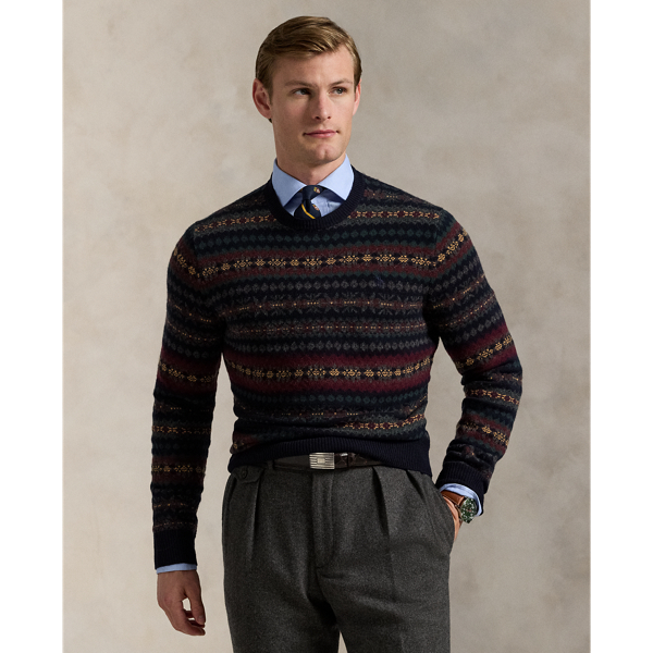 Pull Fair Isle en laine - Polo Ralph Lauren - Modalova
