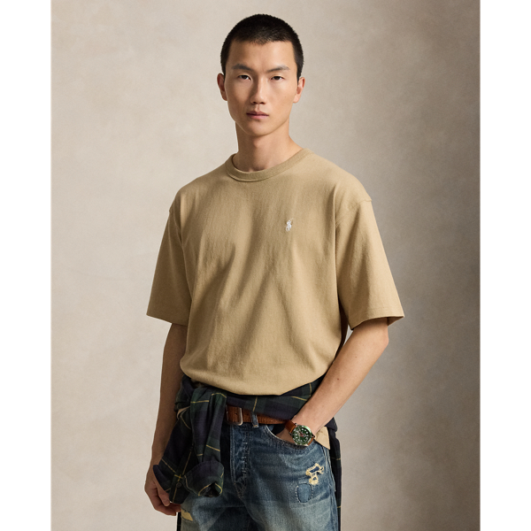 Relaxed Fit Jersey Crewneck T-Shirt