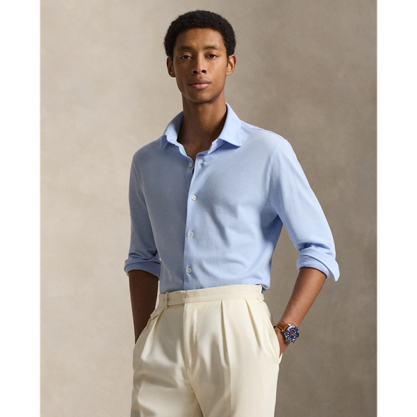 Camicia in Micro Piqué Ralph Lauren - Eleganza e Comfort