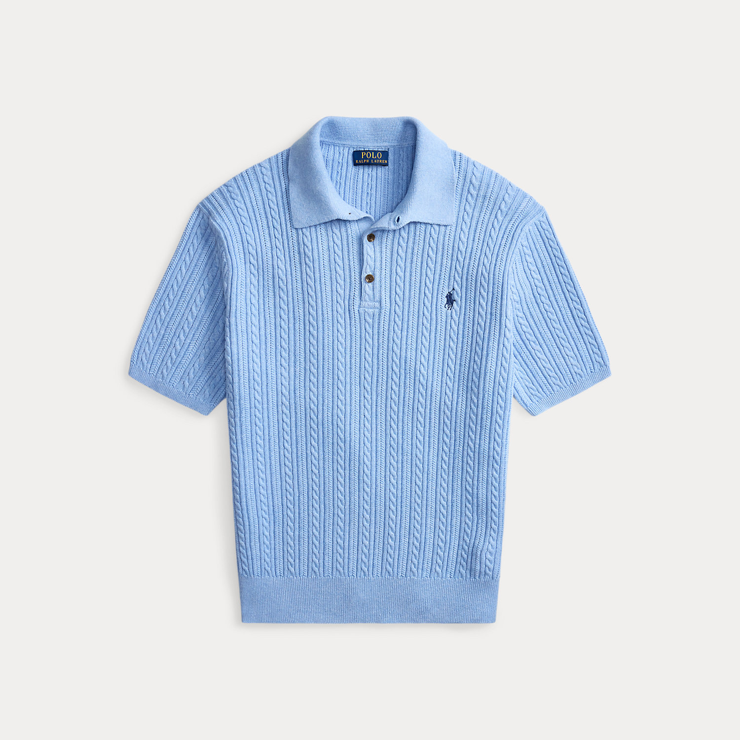 Maglia Polo Ralph Lauren in Cotone a Trecce