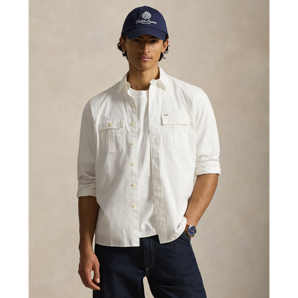 Camicia Classic-Fit in Rasatello di Ralph Lauren