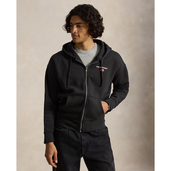Relaxed Fit Polo Sport Fleece Hoodie