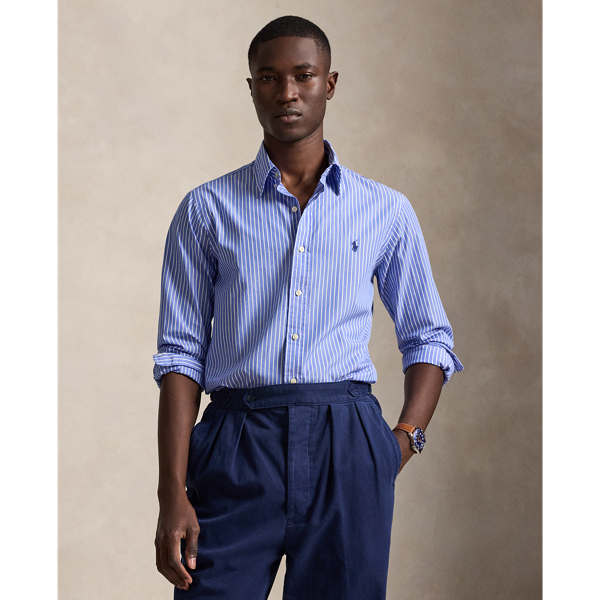 Custom Fit Striped Broadcloth Shirt