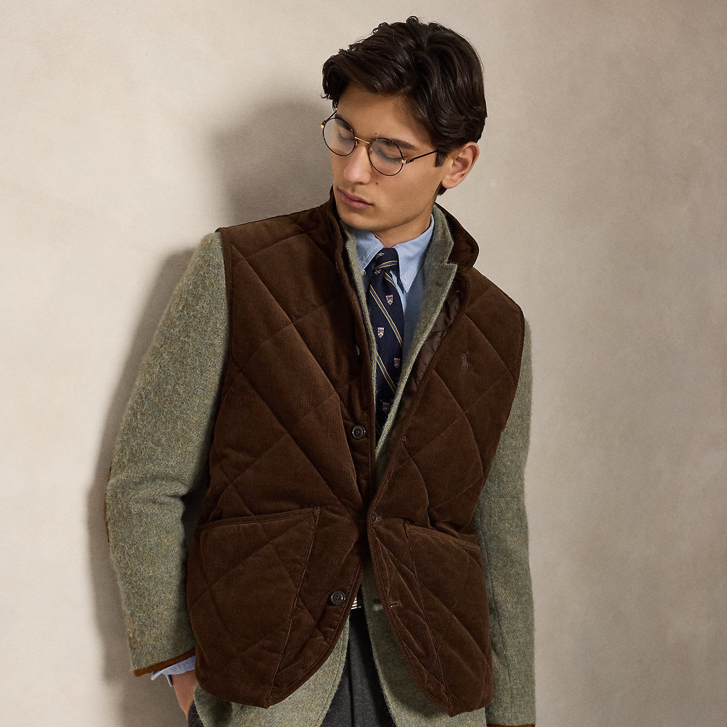 Quilted Corduroy Gilet