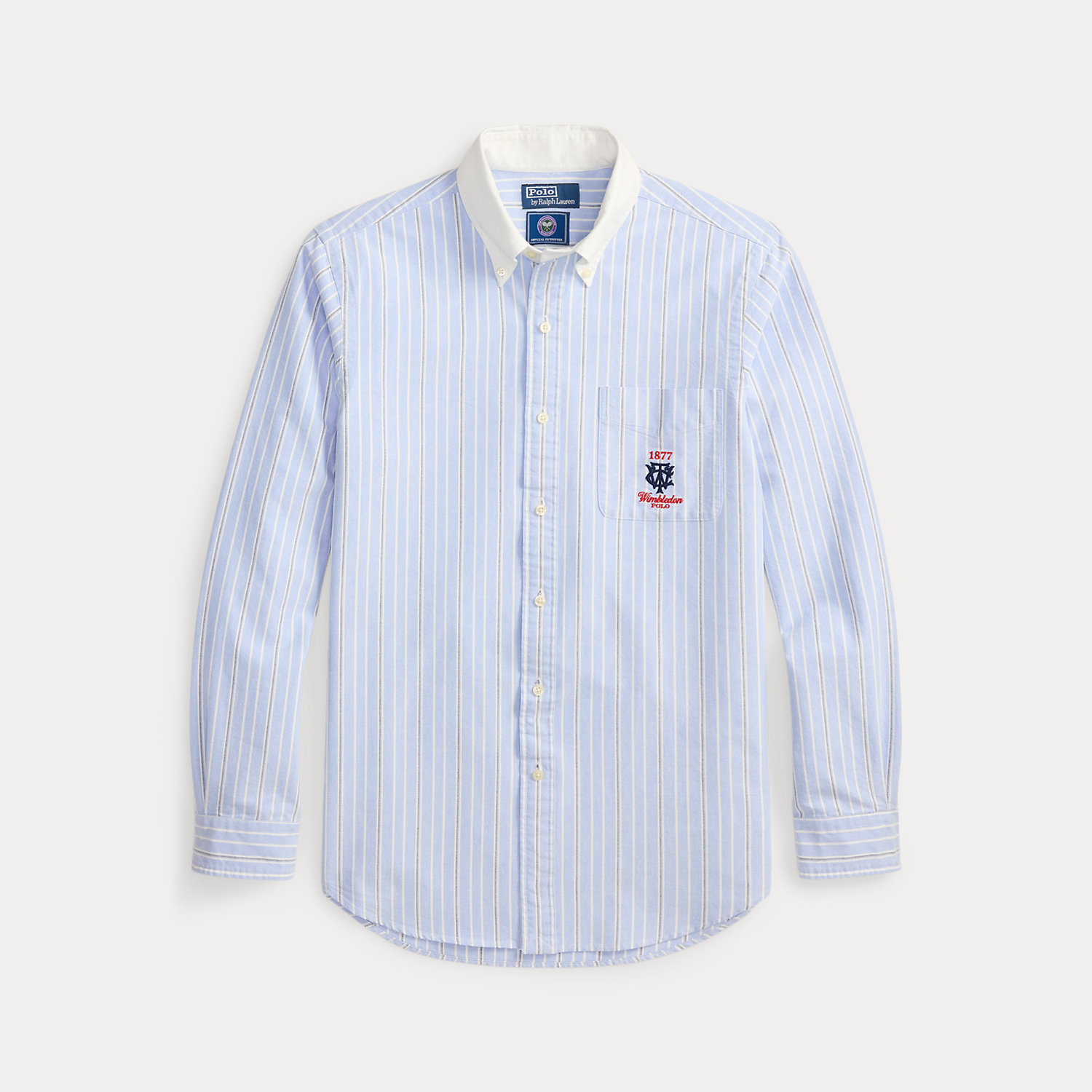Camicia Oxford Wimbledon a righe di Ralph Lauren