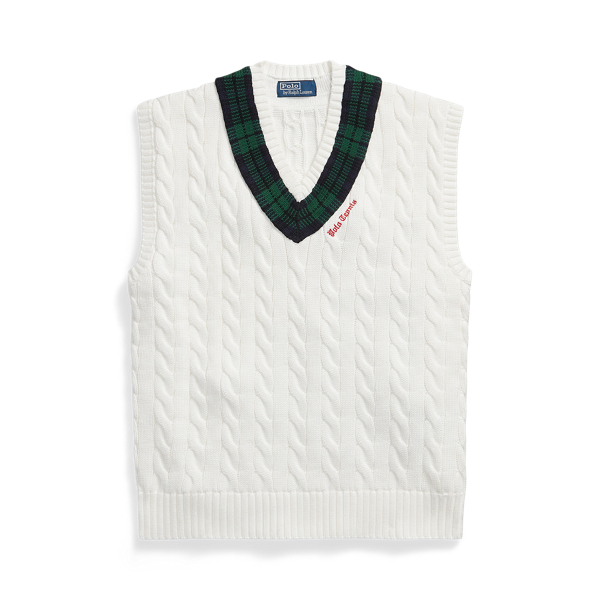 Relaxed Fit Cricket Sleeveless Jumper