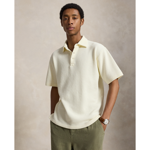 Standard Fit Textured Piqué Polo Shirt