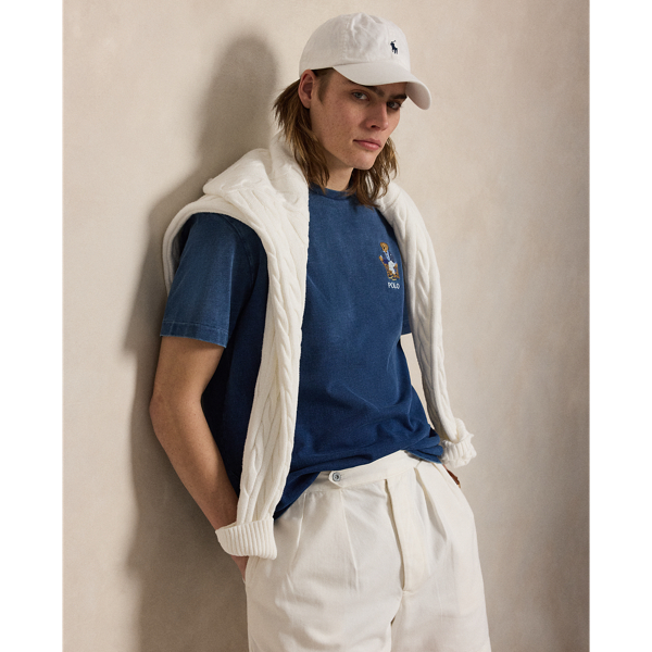 Classic Fit Polo Bear Indigo T-Shirt
