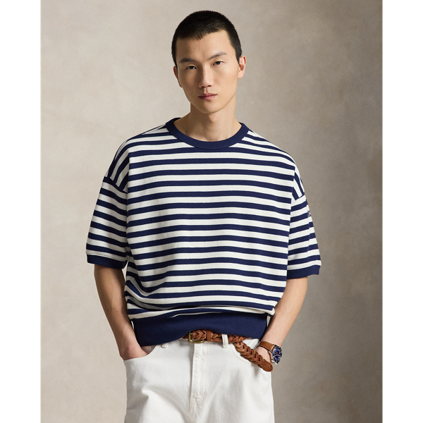 Felpa a righe Relaxed-Fit Ralph Lauren - Comfort e Stile
