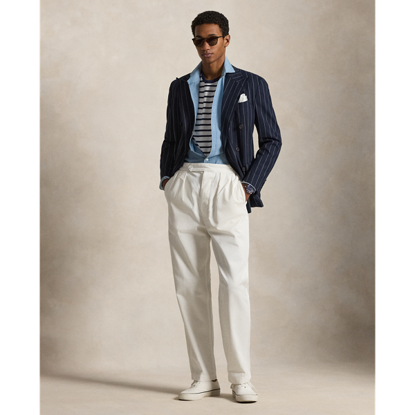 Relaxed Fit Twill Officer’s Trousers