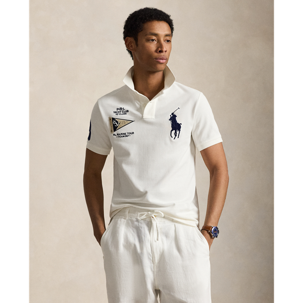 Custom Slim Fit Big Pony Polo Shirt