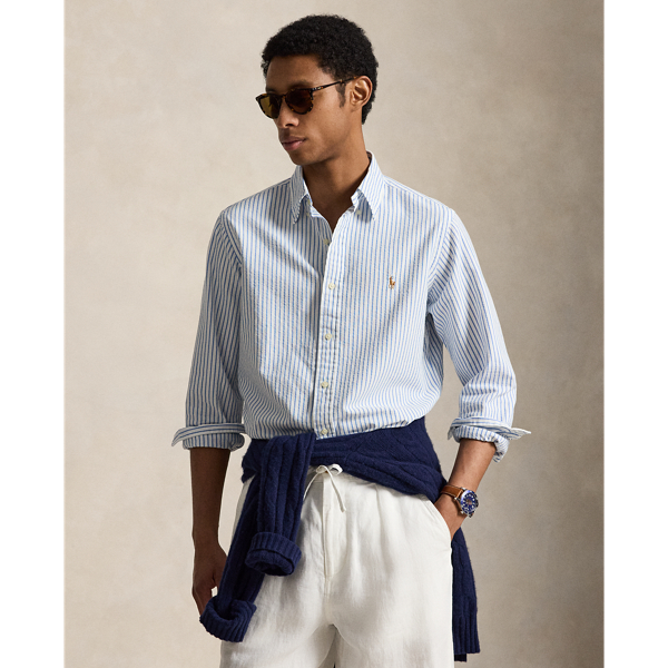 Custom Fit Seersucker Oxford Shirt