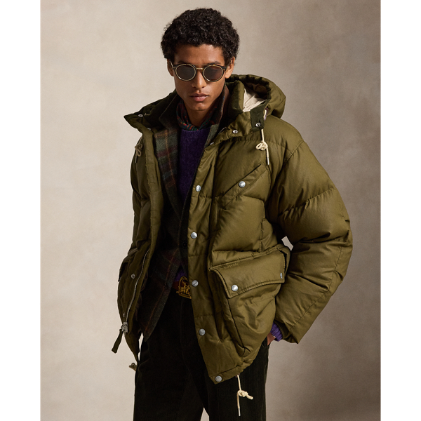 The Baden Oilcloth Down Jacket