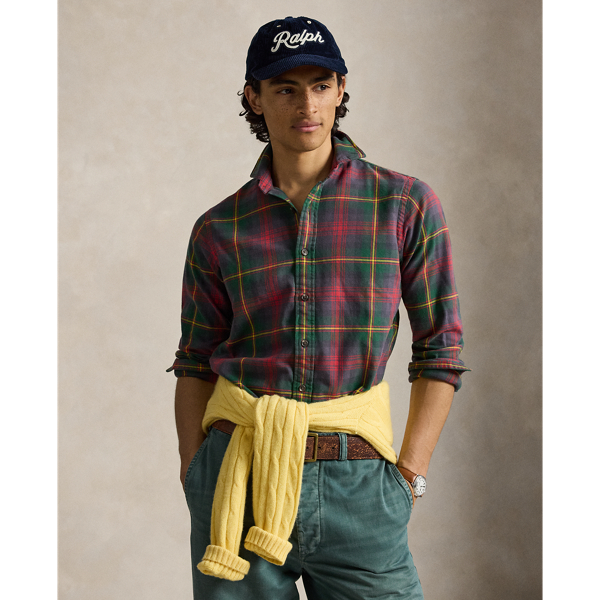 Classic Fit Plaid Flannel Shirt