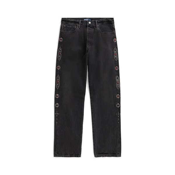 Heritage Straight Fit Studded Jean