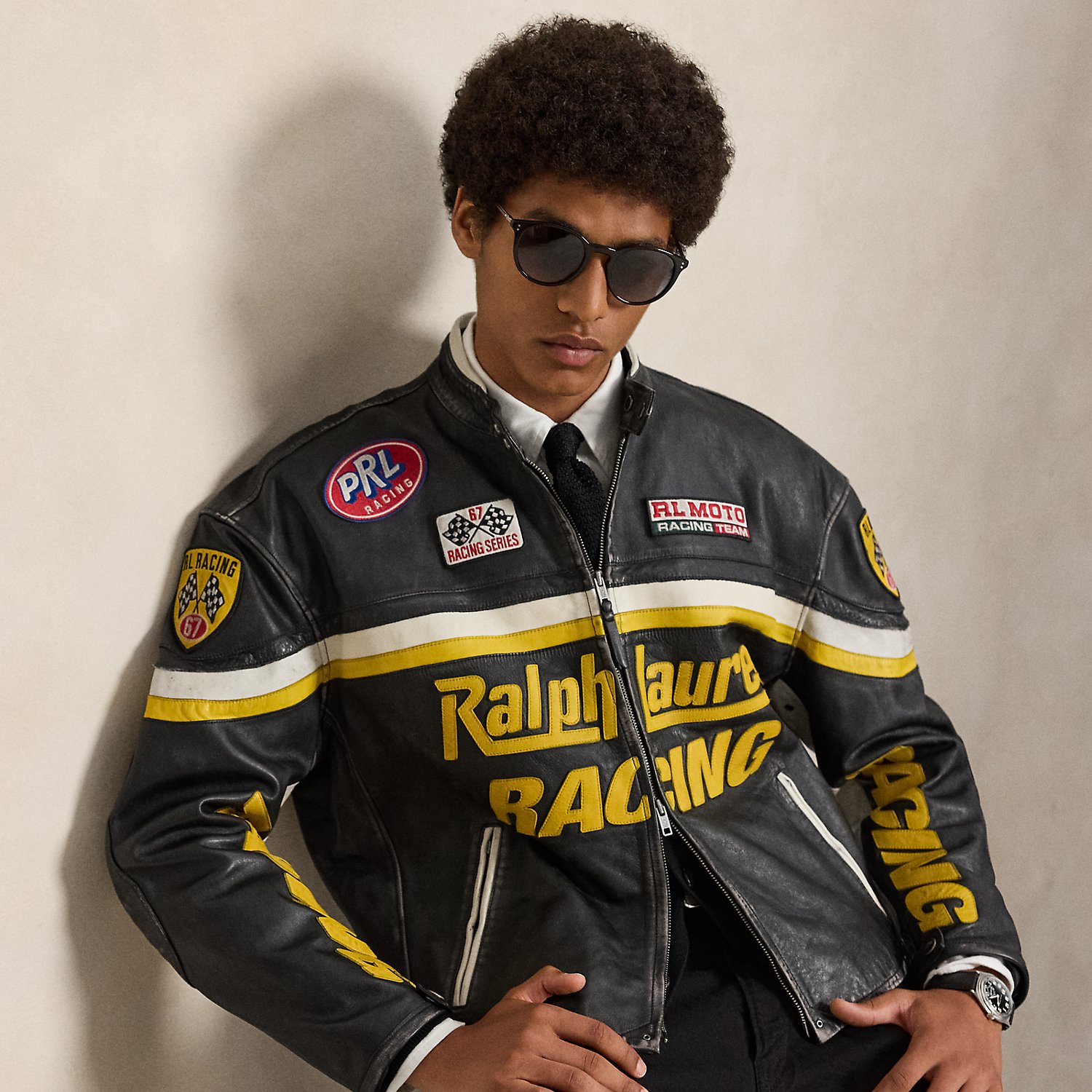 Polo Ralph Lauren Leather Racing Jacket