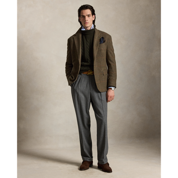 Suffield Relaxed Fit Flannel Trouser