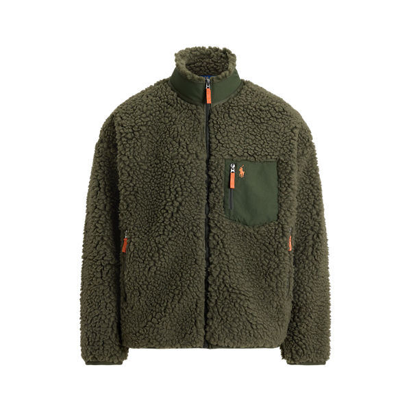 Relaxed Fit Pile Fleece Jacket
