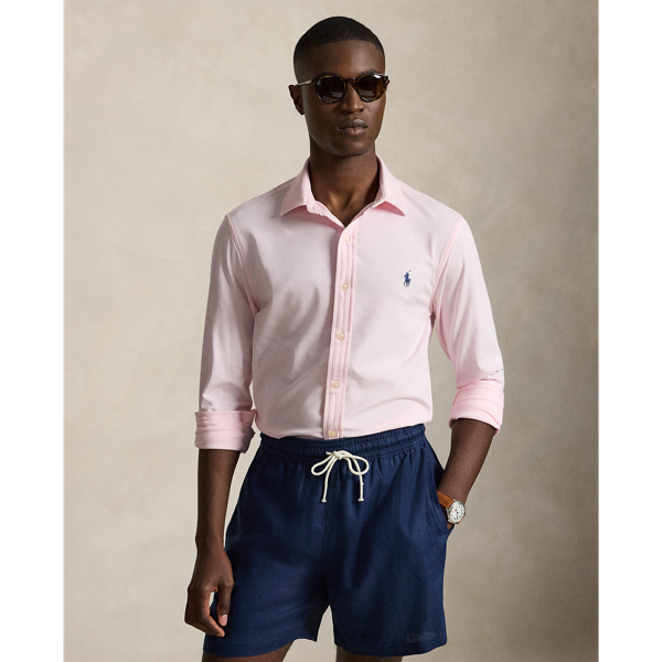 Stretch Knit Oxford Shirt