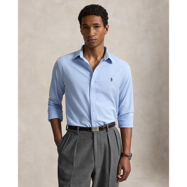 Stretch Knit Oxford Shirt