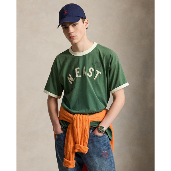 Vintage Fit Jersey Graphic T-Shirt