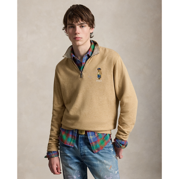 Polo Bear Double-Knit Jersey Pullover