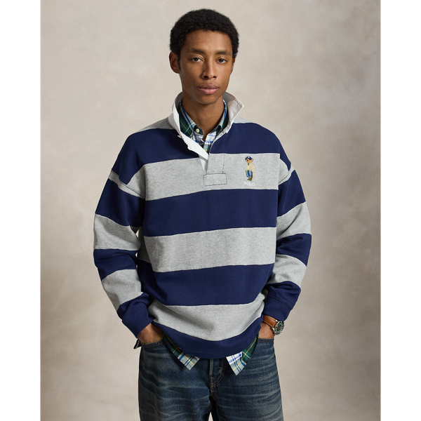 Big Fit Polo Bear Rugby Sweatshirt