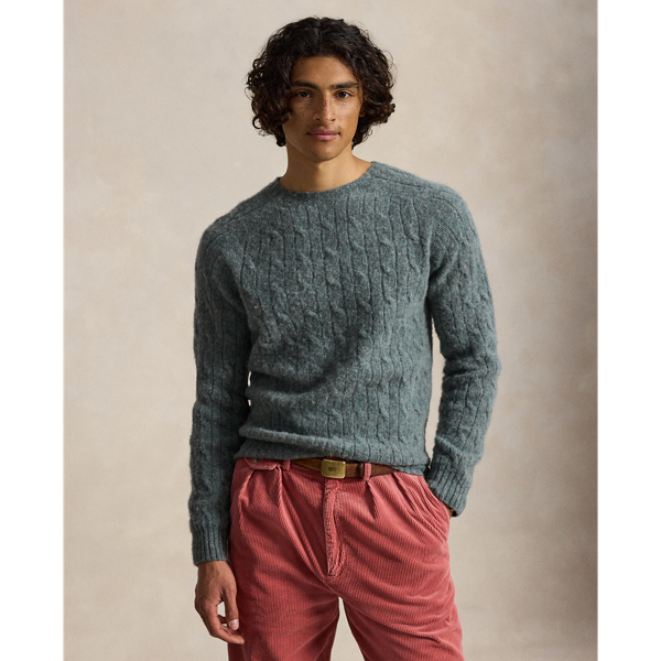Cable-Knit Wool Jumper