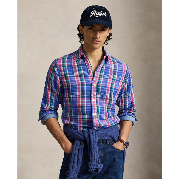 Custom Fit Plaid Double-Faced Shirt