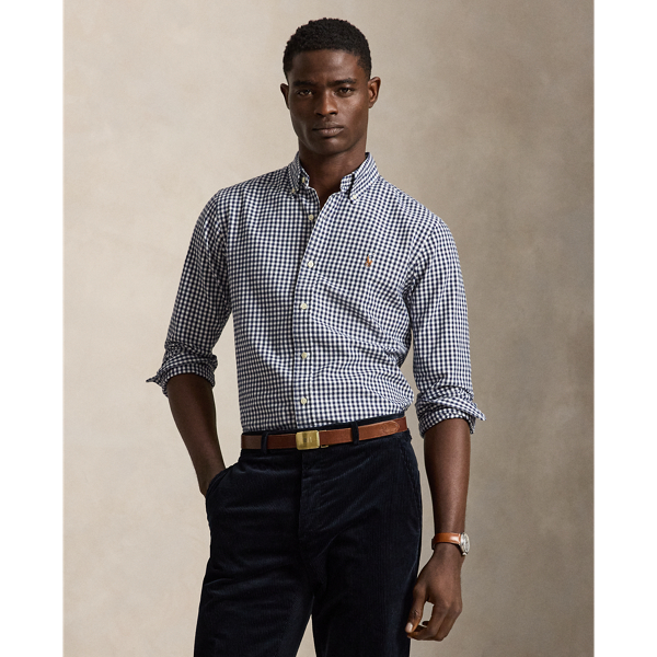 Custom Fit Gingham Oxford Shirt