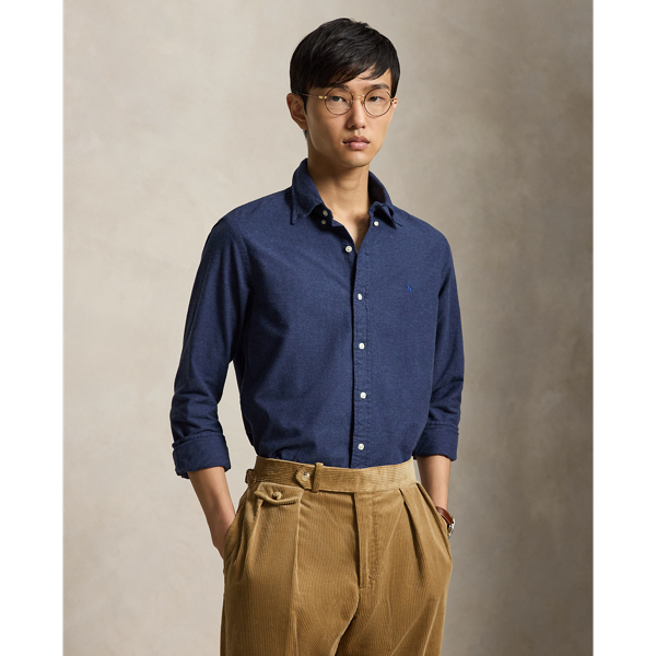 Custom Fit Heathered Oxford Shirt