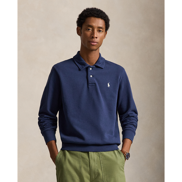 Loopback Fleece Collared Sweatshirt
