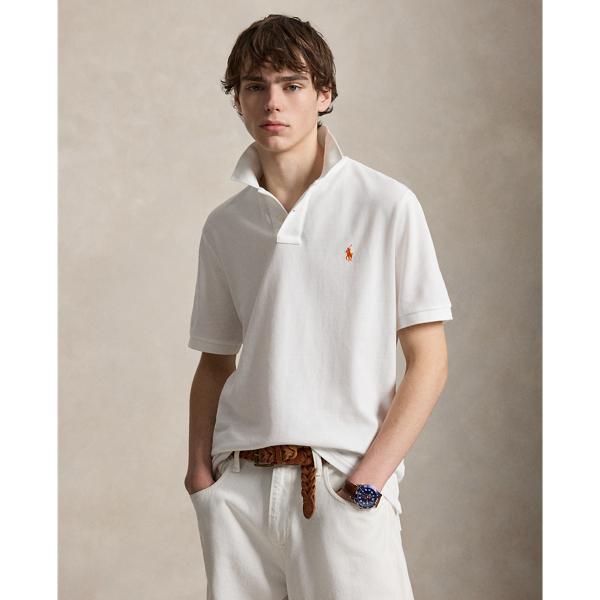 Classic Fit Mesh Polo Shirt