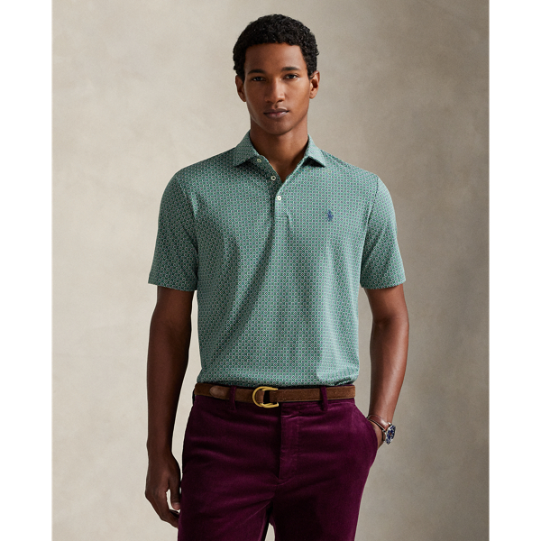 Ralph Lauren Classic Fit Soft Cotton Polo Shirt In Neutral