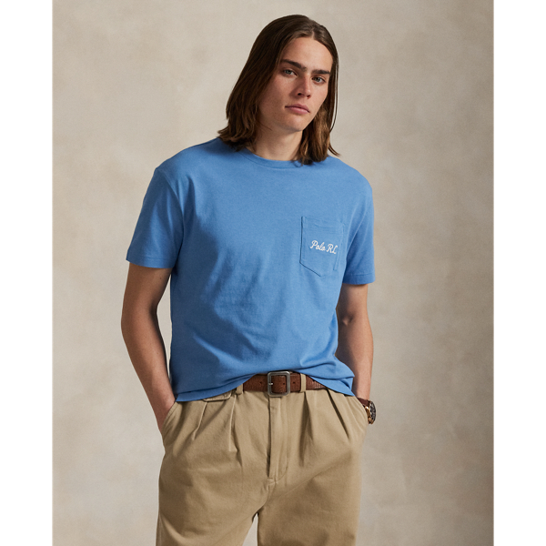 This cotton T-shirt features our logo intricately embroidered at the front and our iconic mascot, the Polo Bear, printed at the back.