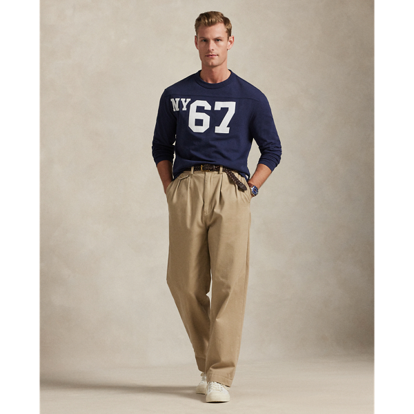 Featuring "NY 67" appliquéd at the front, this cotton T-shirt nods to the place and year Polo  Ralph Lauren Lauren was founded.