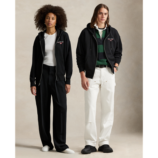 This unisex hoodie is cut from cotton-blend fleece and features a comfortable, relaxed fit. At the left chest, our archival Polo Sport logo from the '90s adds throwback style.