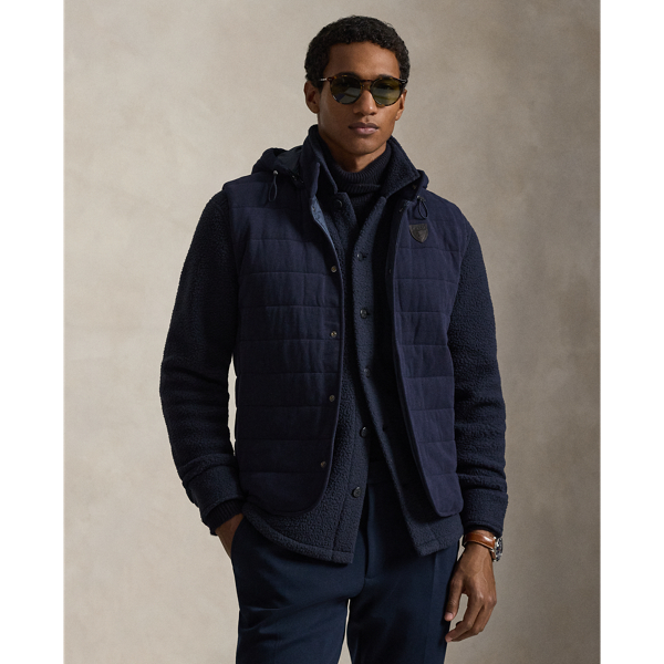 Quilted Jersey Hooded Gilet