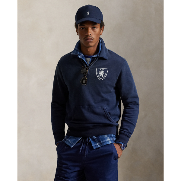 Embroidered Fleece Sweatshirt