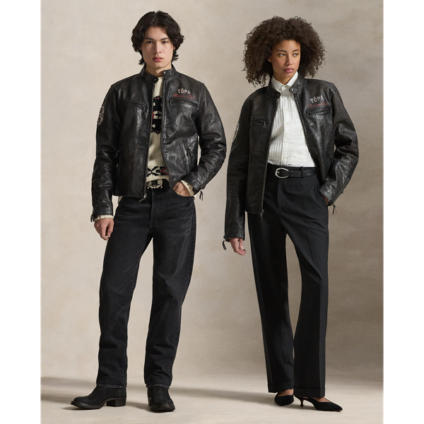 PRL x TÓPA Star Winds Leather Jacket